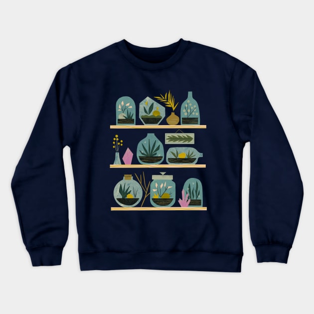 The Terrarium Collection Crewneck Sweatshirt by Renea L Thull